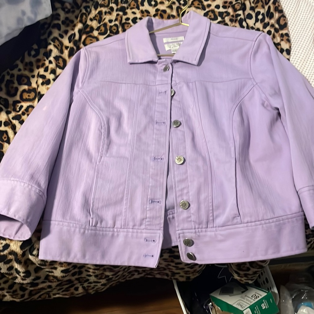 Jean jacket 3/4 sleeve